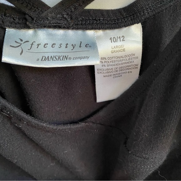💜3/$15 Danskin Freestyle Child’s Black Leotard - Picture 5 of 5
